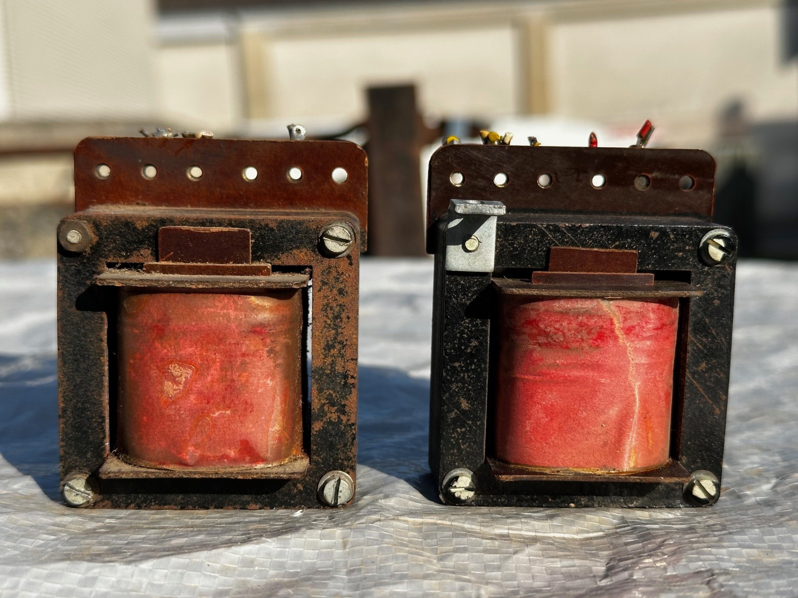 Loewe Opta Output Transformers Pair for EL84 SE Tube Amp Vintage german