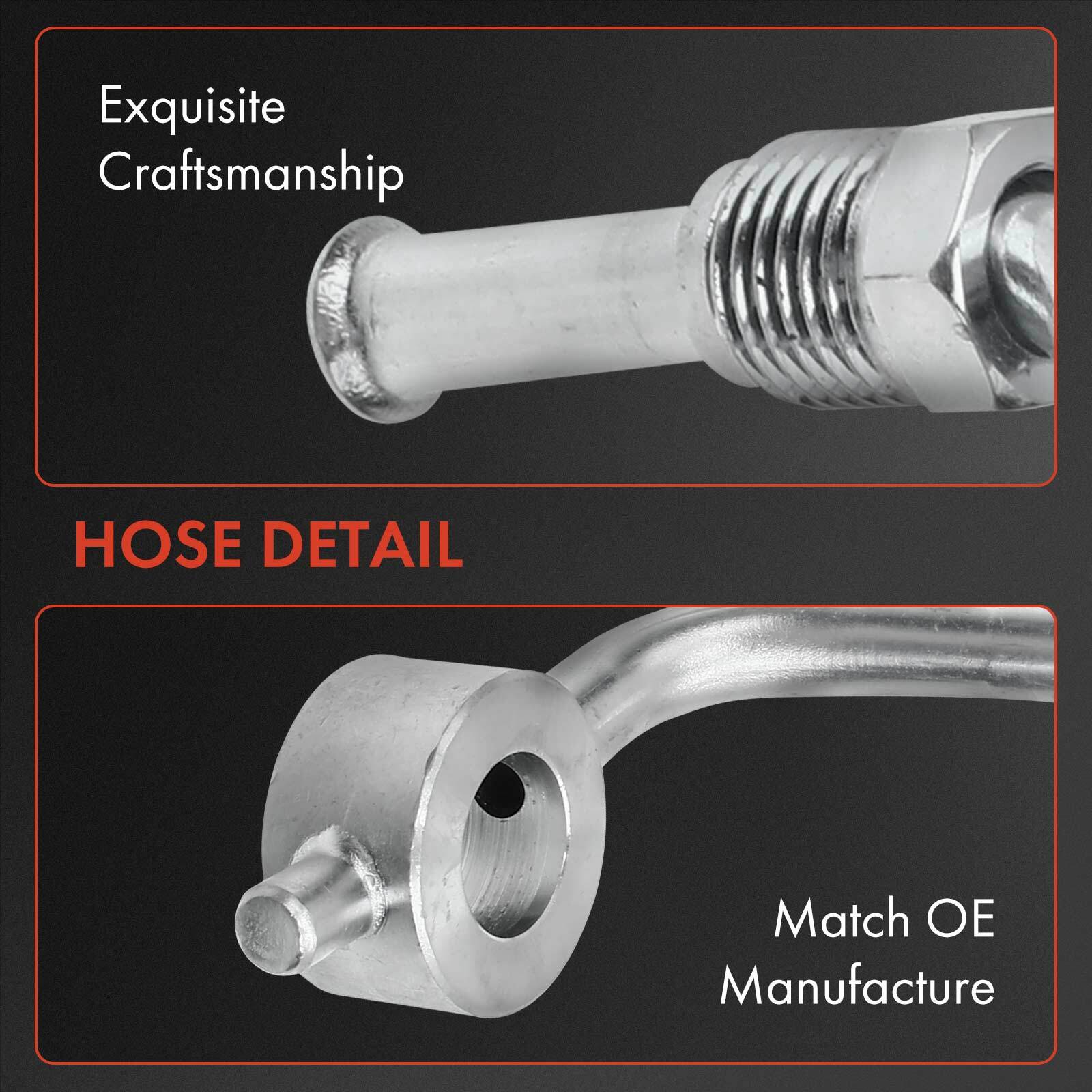 Power Steering Pressure Line Hose Assembly for Nissan Frontier Xterra 00-04 3.3L