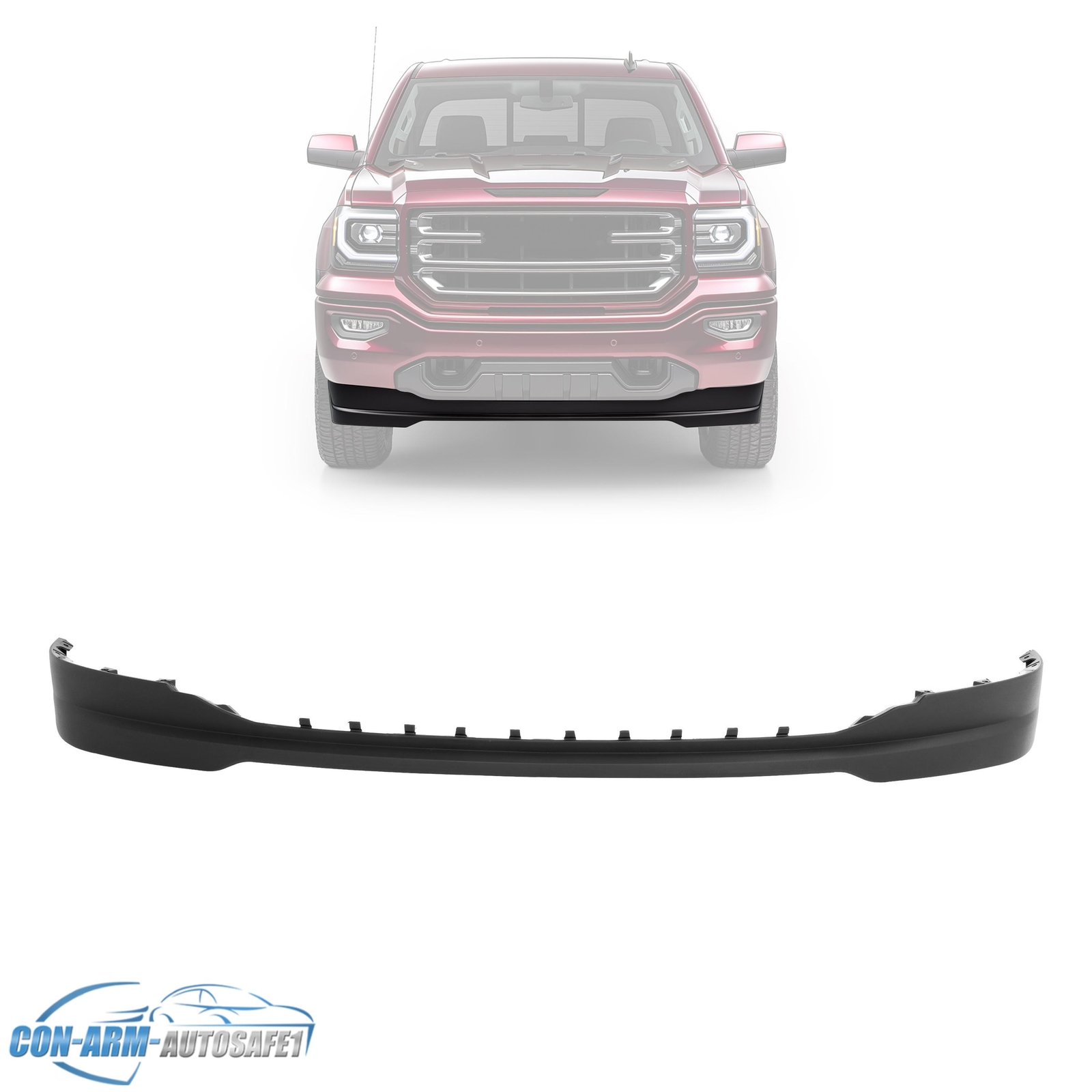Front Bumper Lower Valance Air Deflector For GMC Sierra 1500 16-18/ Limited 19