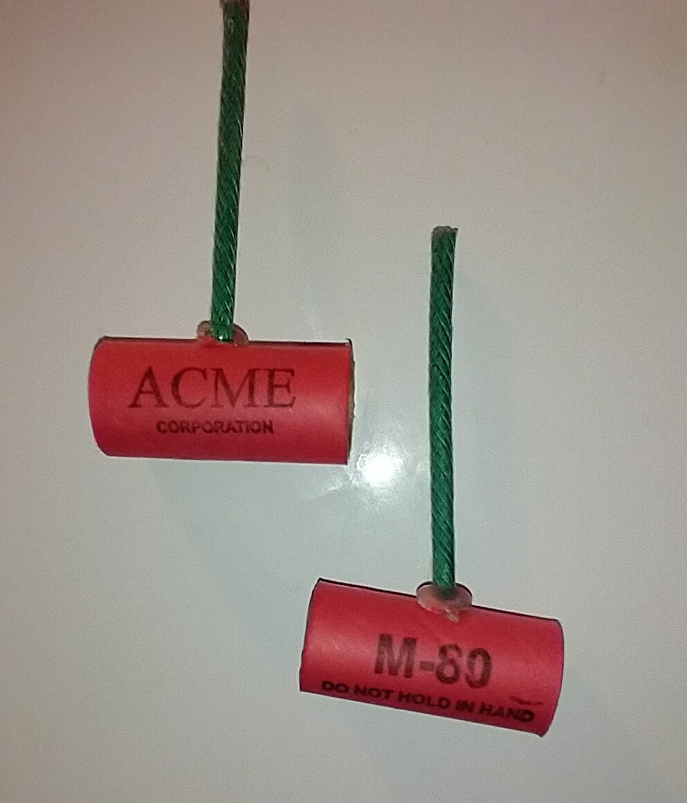 Pyro Tube Supplies Stamped 1/4 Stick 3/4 x 2-1/8 w/ kraft plugs 25ct