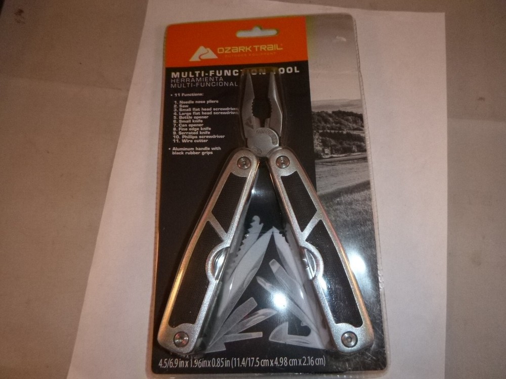 NEW Ozark Trail Multi-Functional Tool Knife with Sheath