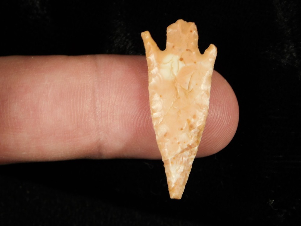 Ancient FLARED Barb BULLET Form Arrowhead or Flint Artifact Niger 7.54