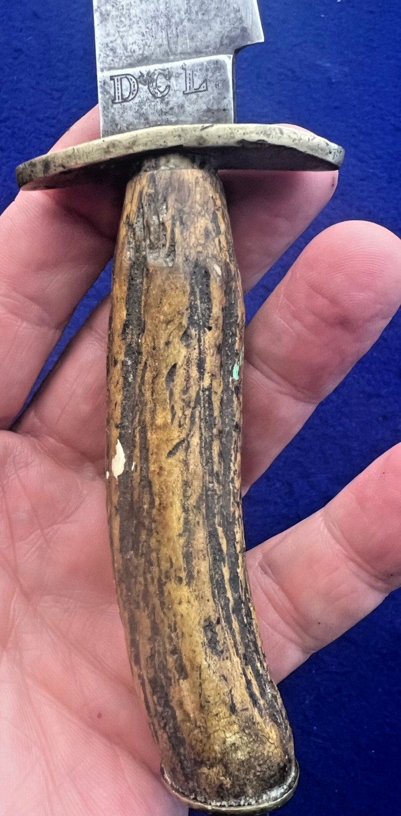 James Westa Abraham Leon Sheffield Civil War Arkansas Bowie Knife Antique