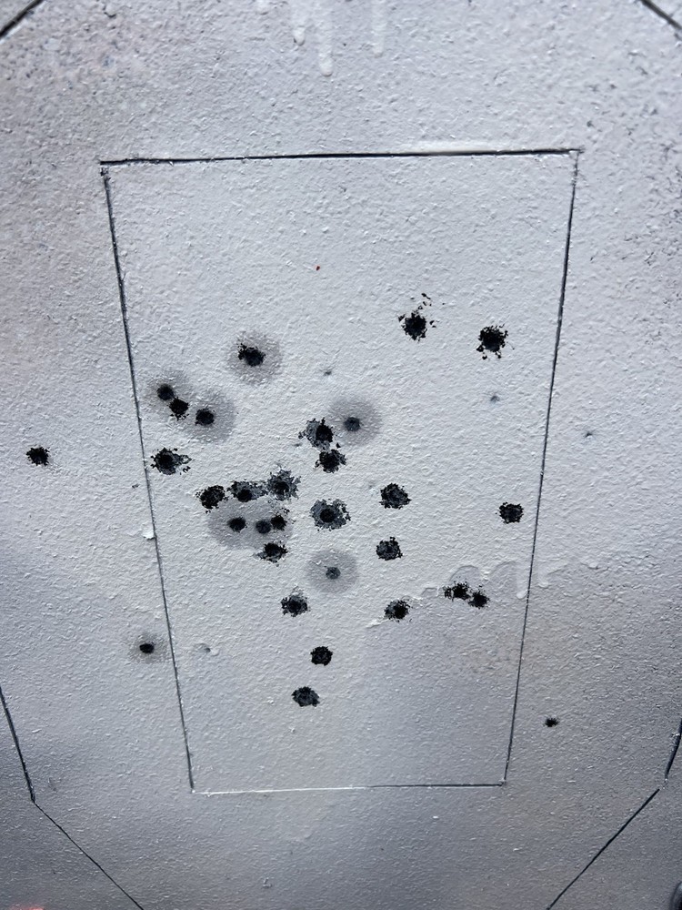Self Healing Targets -Square White Reusable Rubber