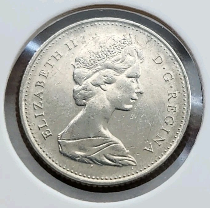 1977 CANADA 10¢ BRILLIANT DIME