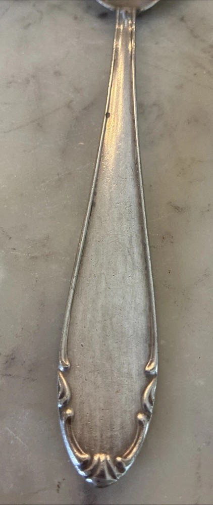 BMF90 Vintage German Silver Plated Serving Fork/Spoon 8”