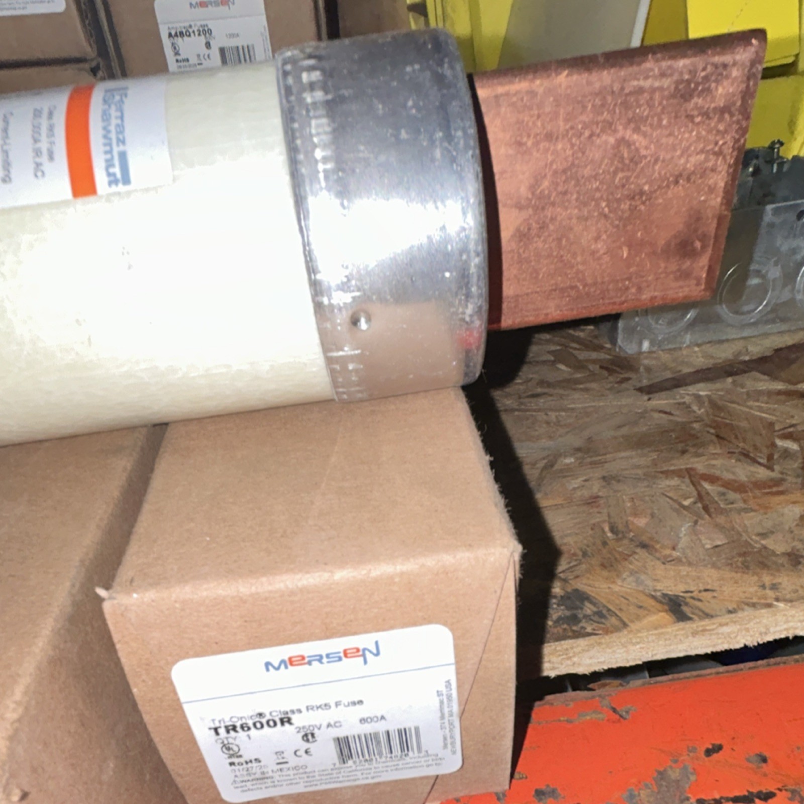 Mersen TR600R 600A 250V AC Time-Delay Class RK5 Dual Element Cartridge Fuse