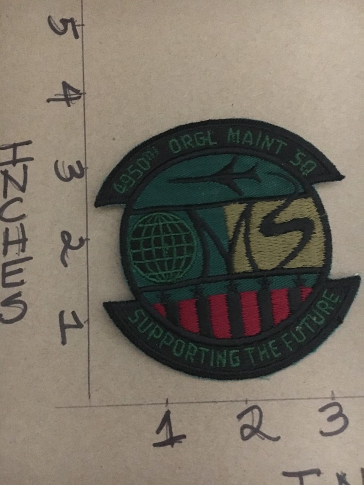 USAF 4950th ORGL Maintenance Squadron subdued patch 5/3/25