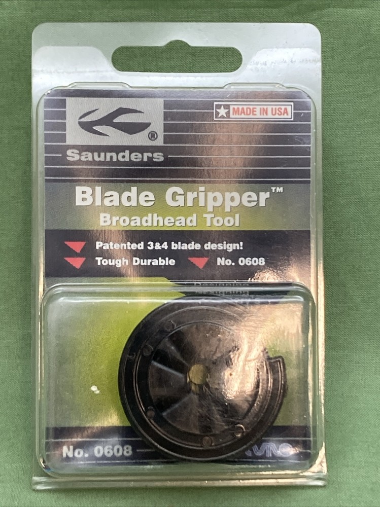 NEW SAUNDERS 0608 BLADE GRIPPER BROADHEAD TOOL