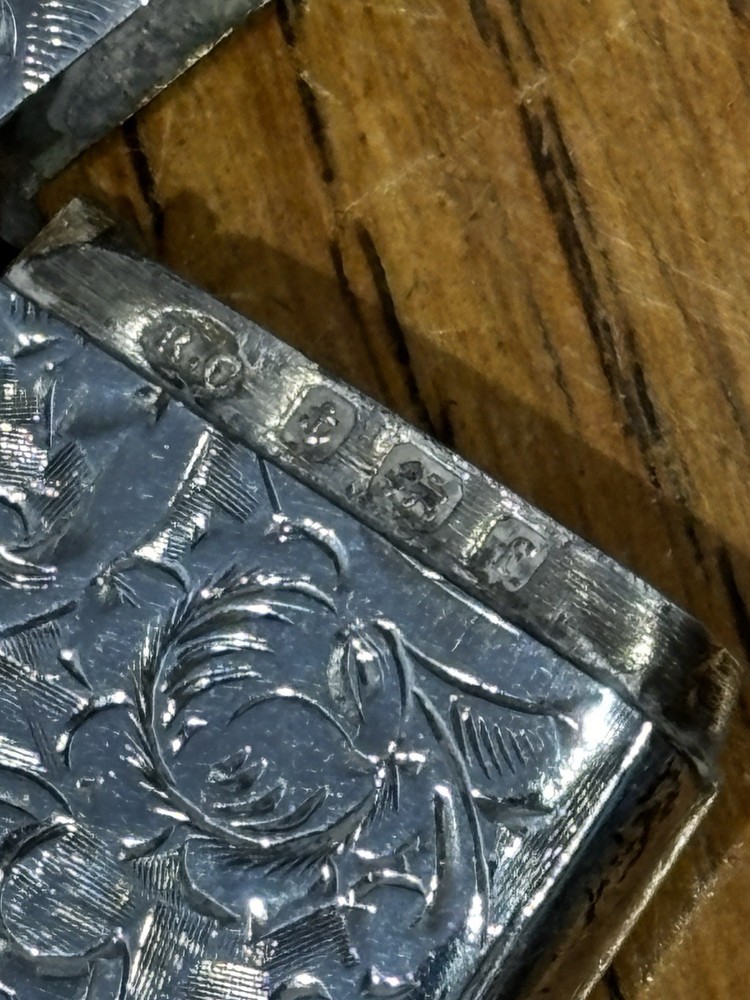 English Solid Silver Vesta, Full Hallmarks