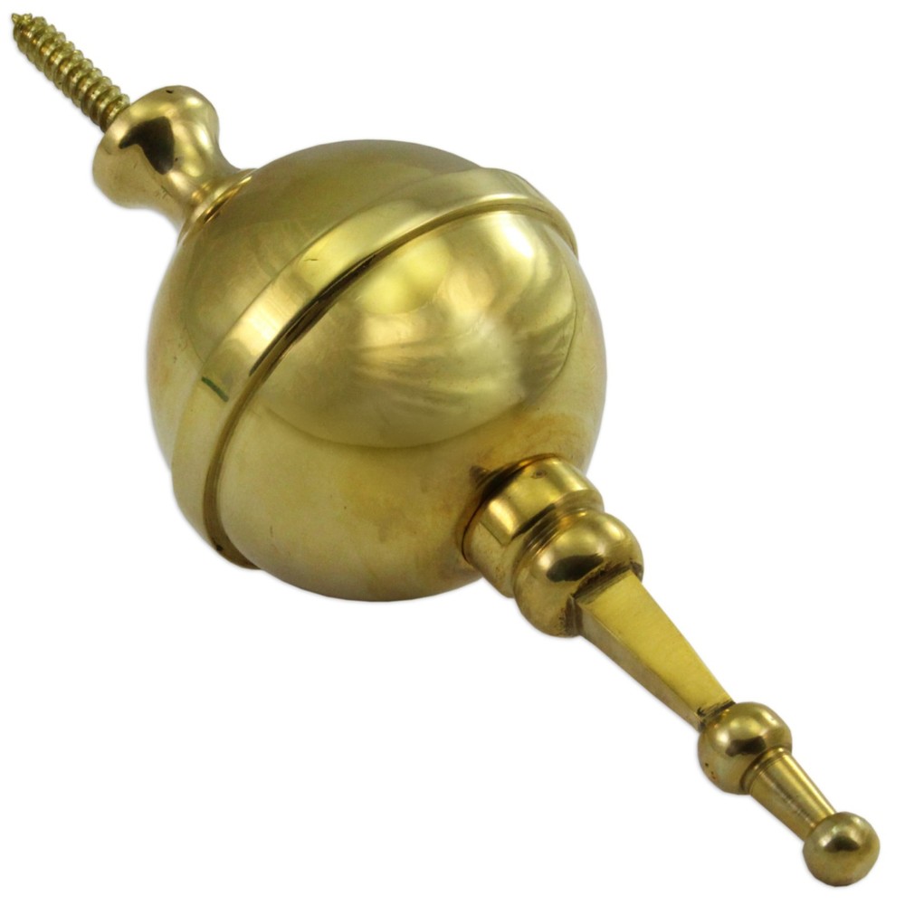Brass Ball and Spire Clock Final. Clock part