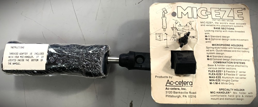 Mic-Eze Mic-Handler (NOS) Perfect for video interviews !