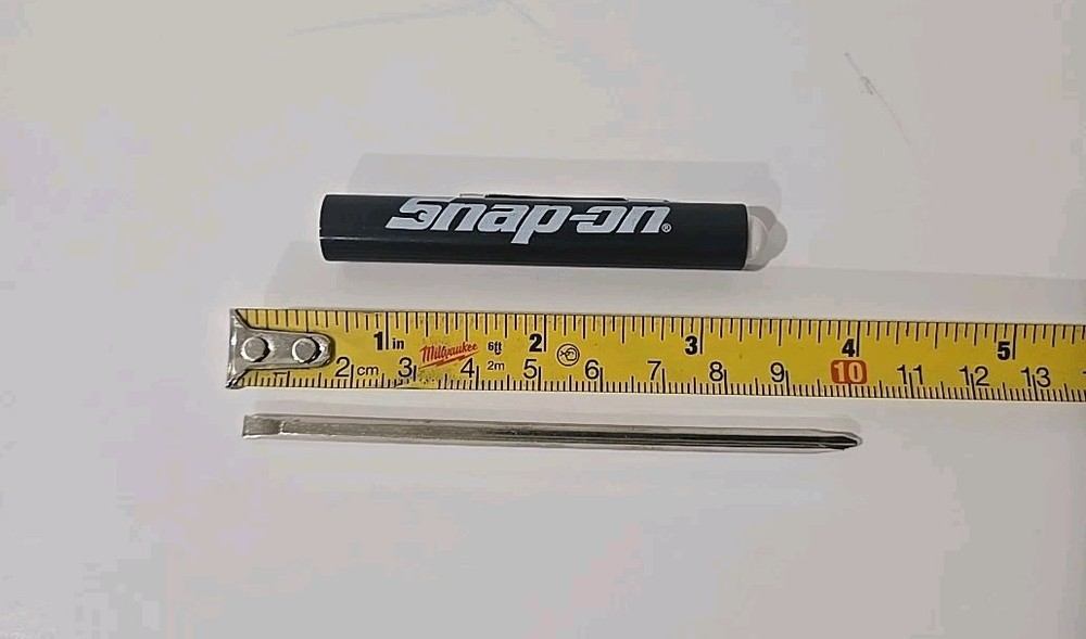 5X Snap on tools pocket screwdriver W/flat & Phillips Reversible tip NEW BLACK!!