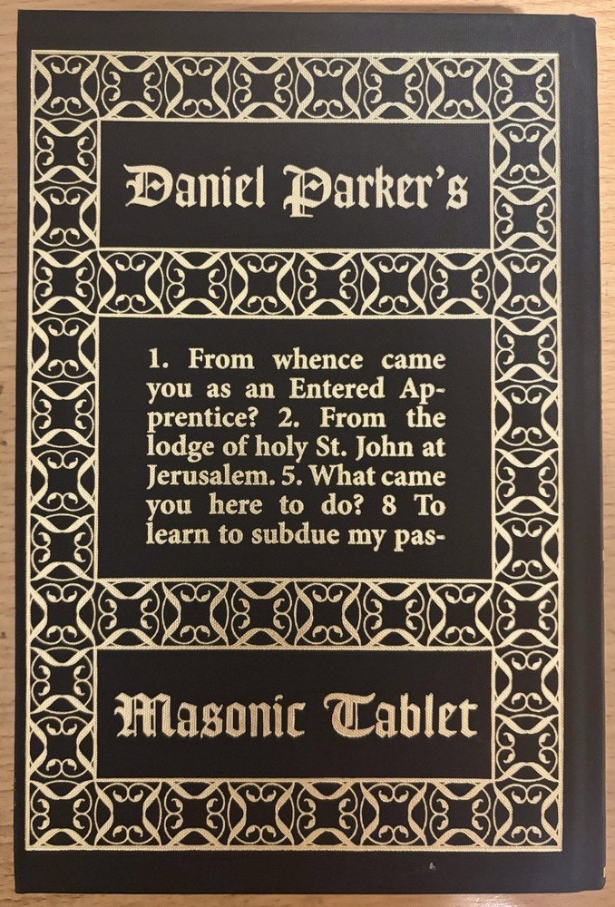 Daniel Parker’s Masonic Tablet - De Hoyos