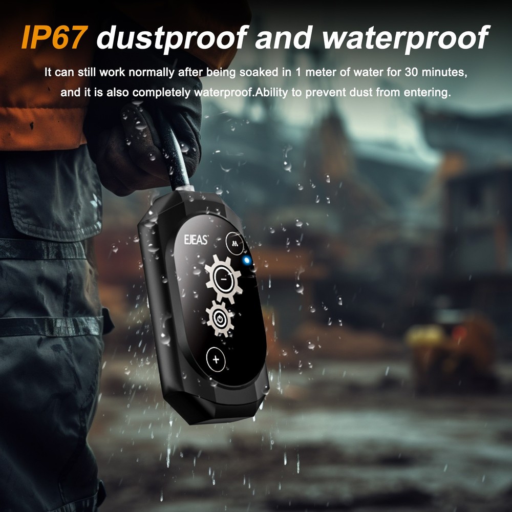 Full Deplux Mesh Digital Industrial Bluetooth Intercom Headset for 2 Users