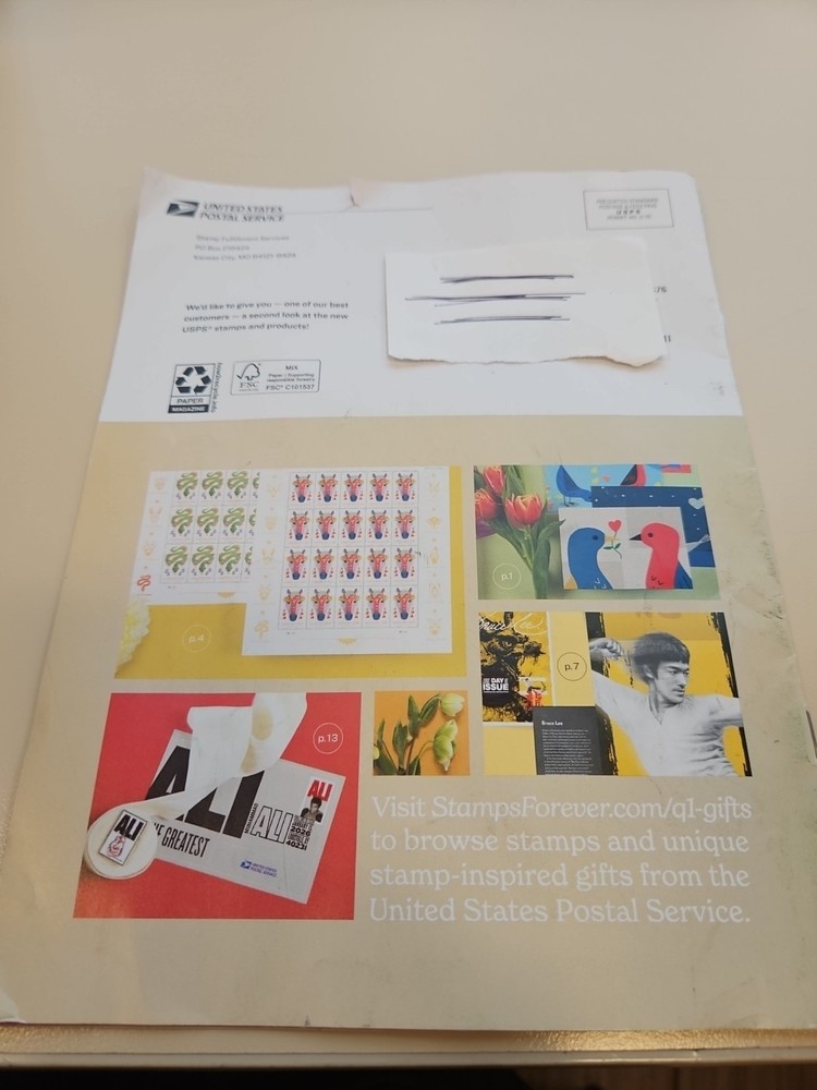 USPS USA Philatelic Catalog: Winter 2026 ***SEE SELLER'S NOTES