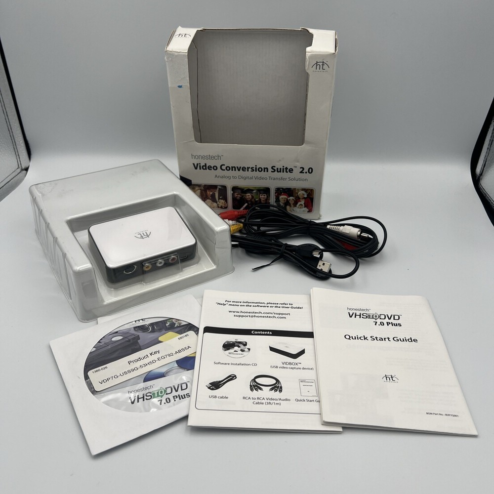 Honestech Video Conversion Suite 2.0 for PC & Mac Analog to Digital Solution