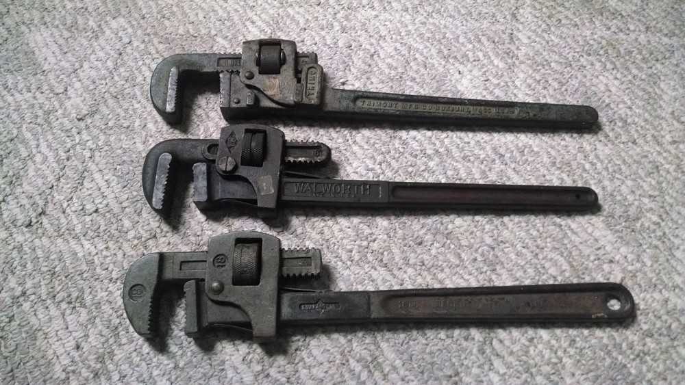 3-18" Steel Pipe Wrenches