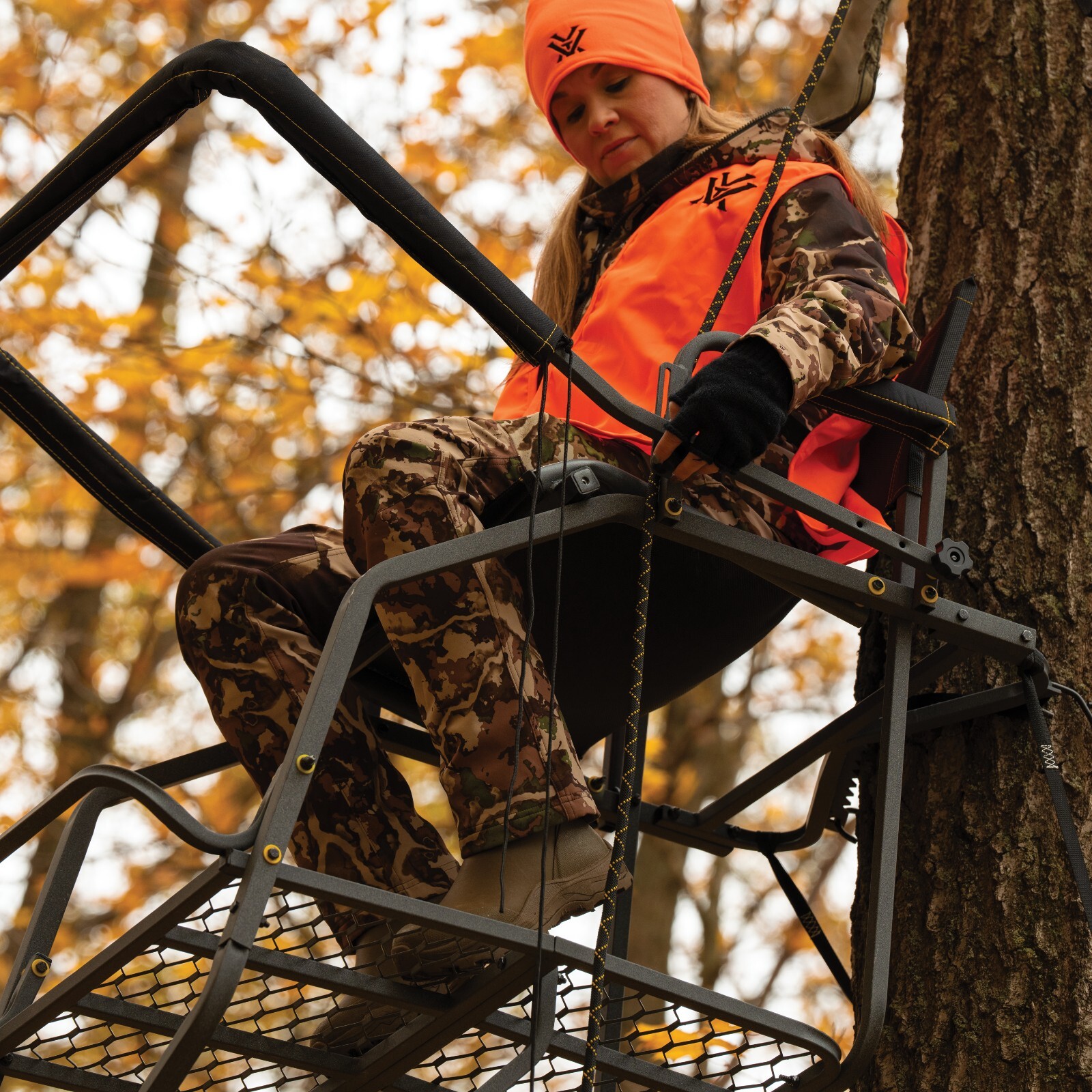 Rivers Edge® Big Timber™ 1.5 Man Ladder Stand, 18’6” Height, RE677