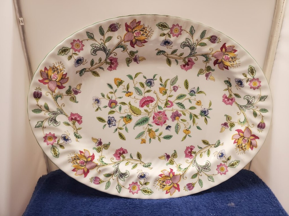 Minton Haddon Hall 16" Oval Serving Platter LK