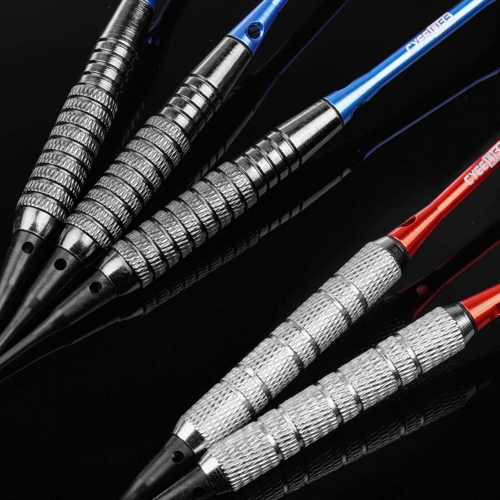 CyeeLife PRO 18g 12pcs Soft Tip Darts Set+12 Flights+100 Plastic Points+Tool