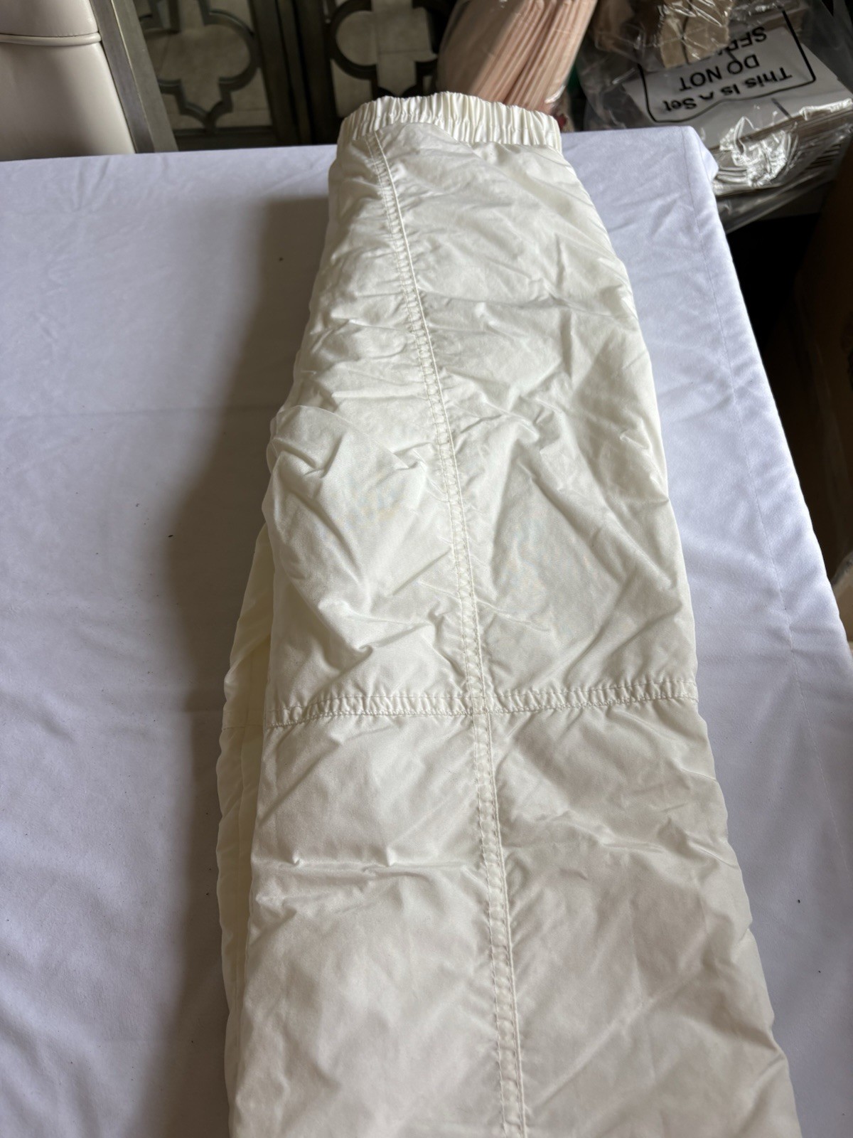 CB Sports Womens Ski Snow Pants Size 8 White Insulated Winter