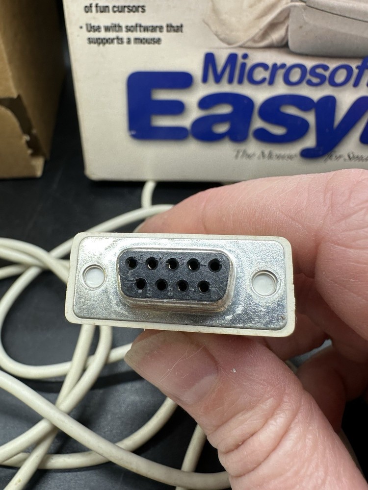 Microsoft Easyball Vintage Children’s Navigation Trackball PC Device-untested
