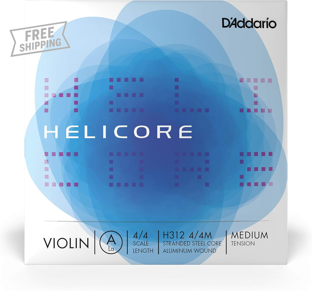 4/4 Size Violin String - Aluminum Wound A String - H312 4/4M - A String Only - M