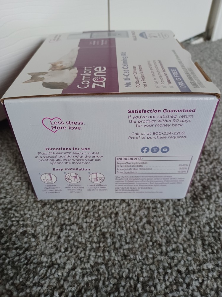 Comfort Zone Multi-Cat Calming Kit 3 Diffusers and 6 Pheromone Refills