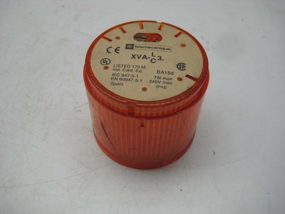 TELEMECANIQUE XVA-LC3 ORANGE STACK LIGHT UNMP