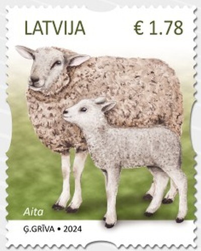 Latvia 2024 (01-2) Pets - Sheep