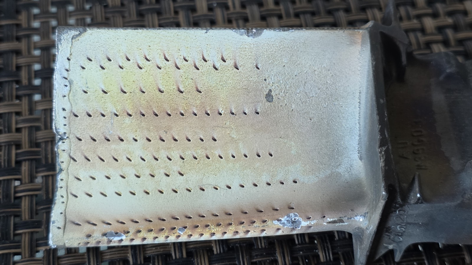 GE HPT STAGE 1 BLADE - PWA 1484 Super Alloy - P/N: GE 1538M90 - 2118M54P02