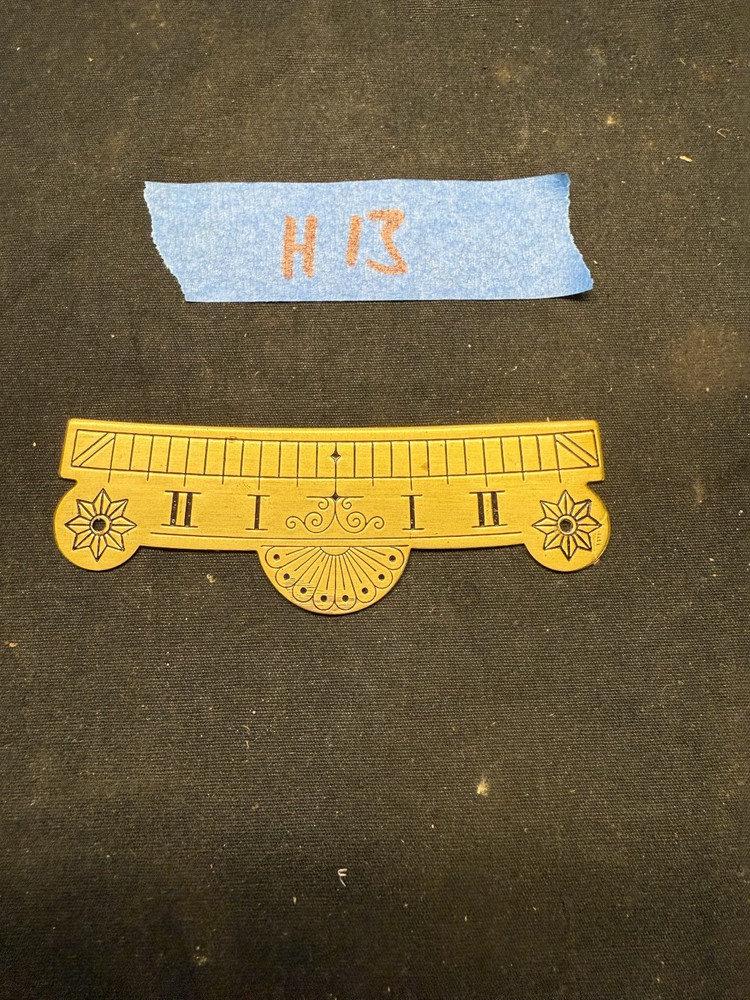 (H13) Brass Clock Beat Scale