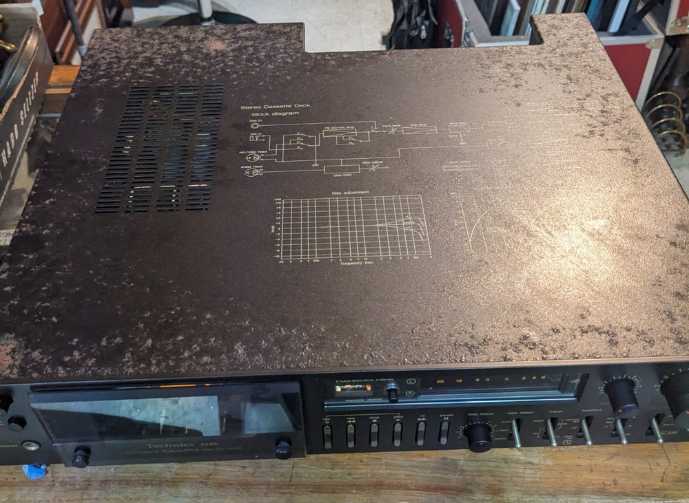 TECHNICS RS-M85 STEREO CASSETTE DECK -Rare Tested and Working