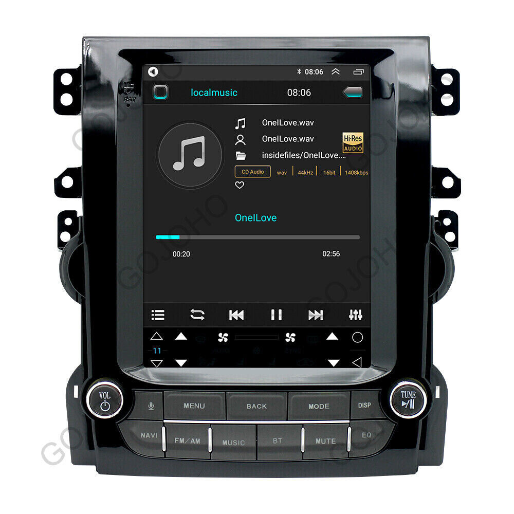 64GB Tesla style For Chevrolet Malibu Radio 2012 Car Stereo Android appleCarplay