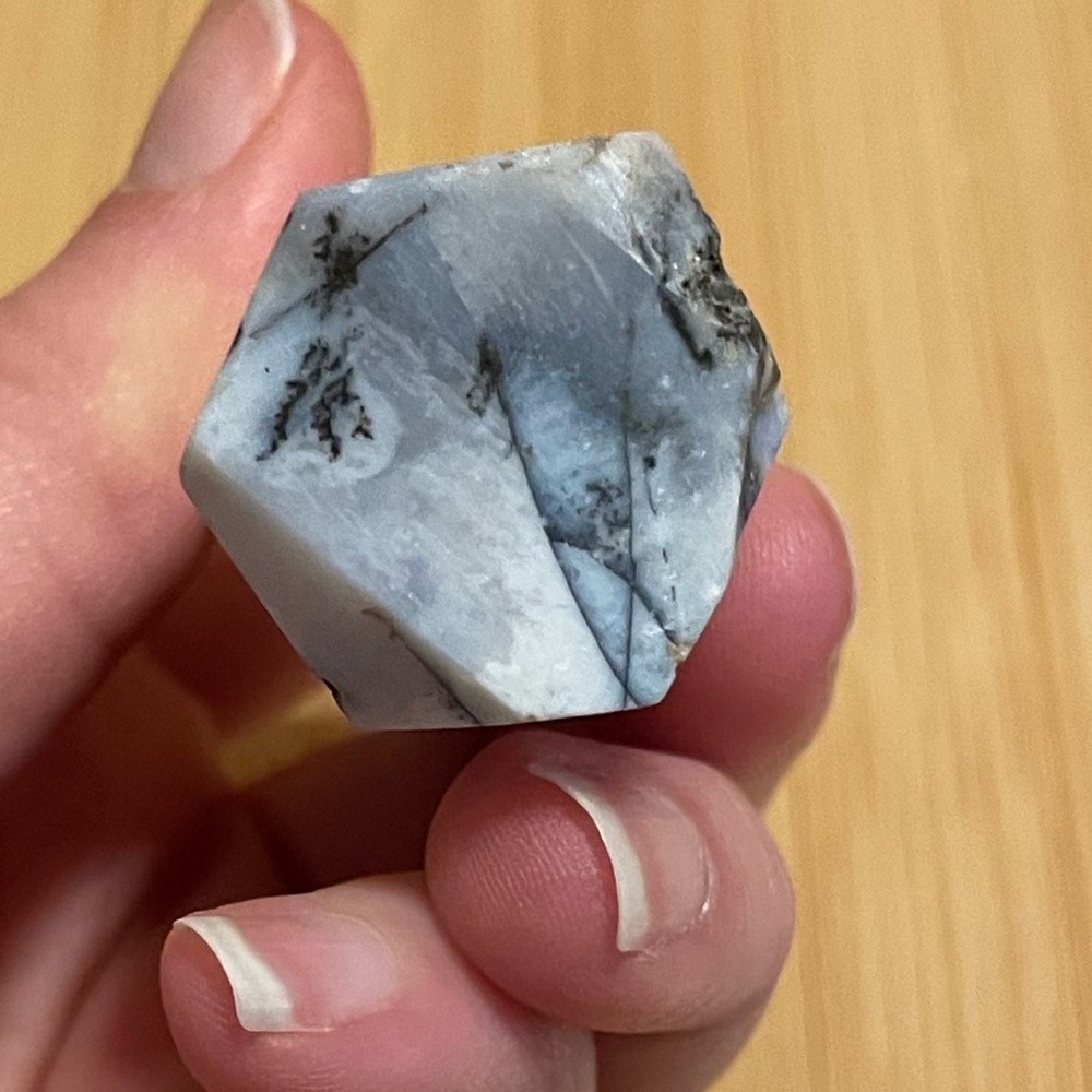 Druzy Dendritic White Agate Tower #2