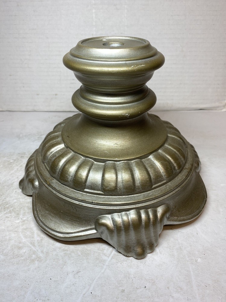 Vintage Metal Footed Lamp Base
