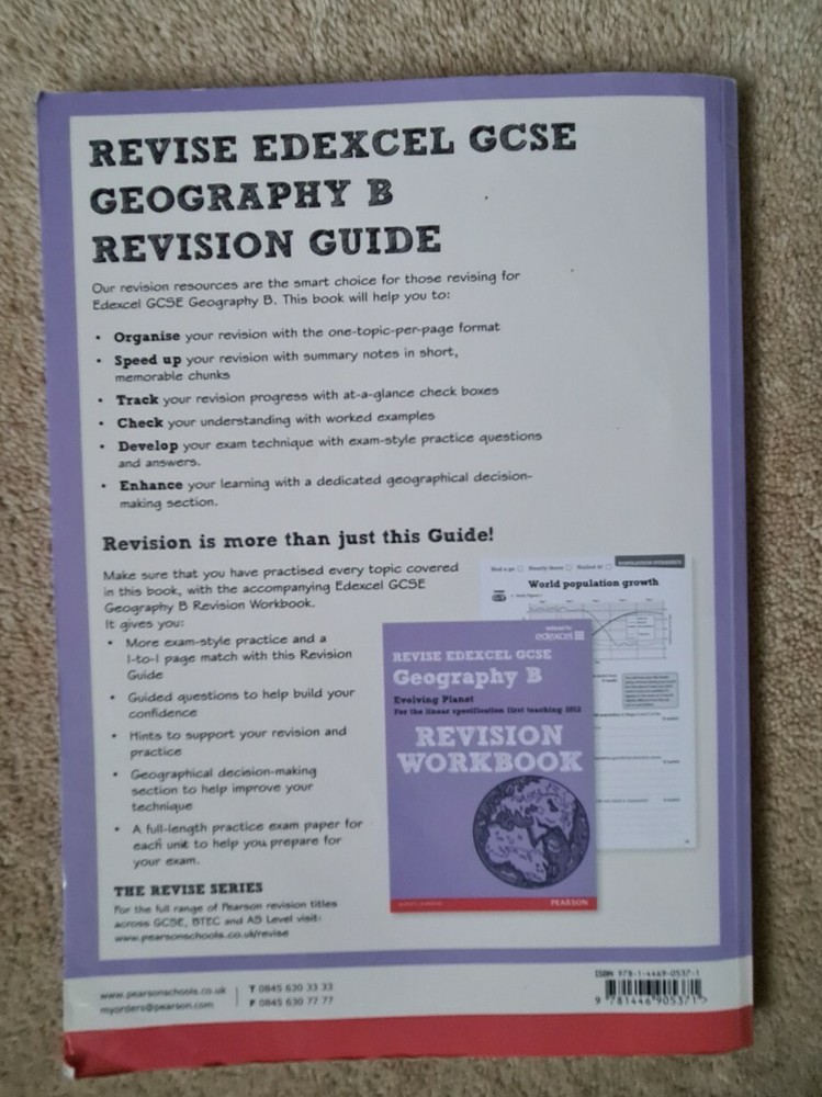 Revise Edexcel Geography B Revision Guide