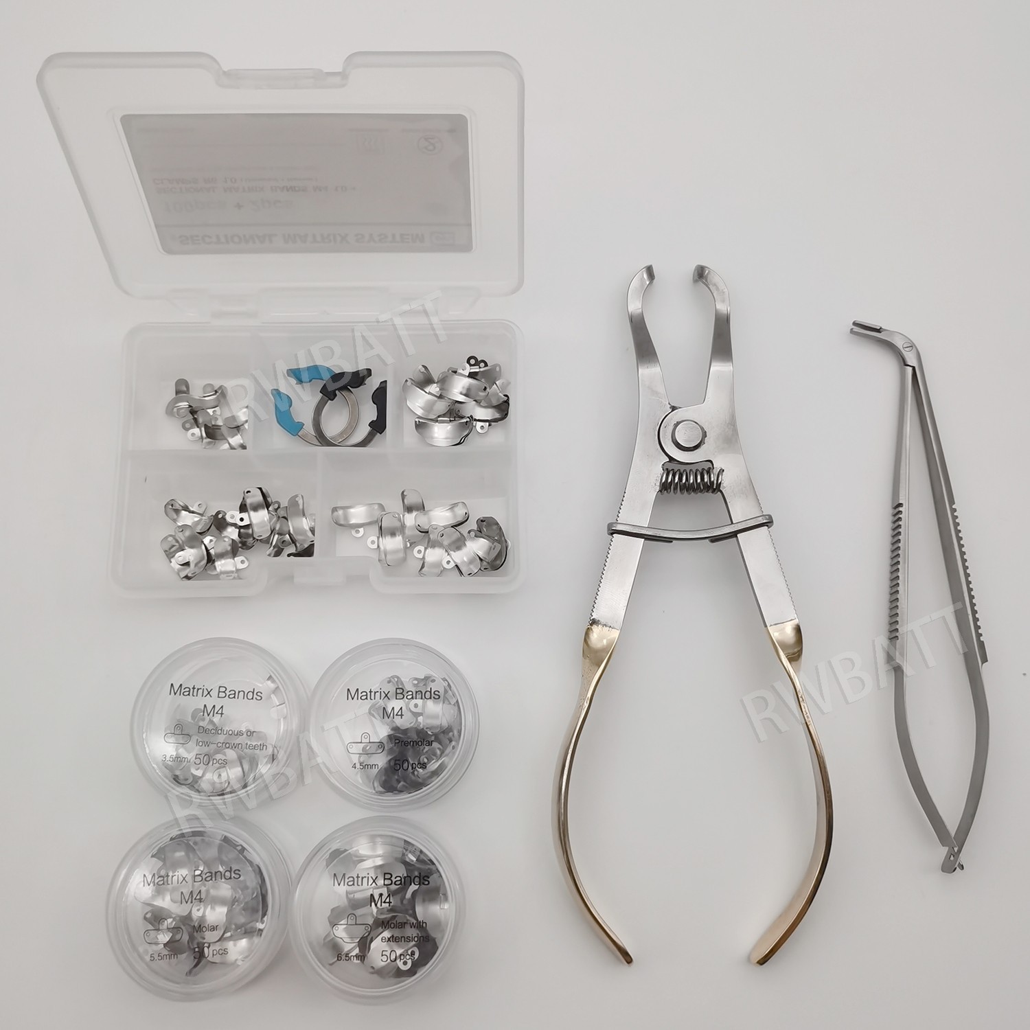 Dental Matrix Bands Ring Sectional Matrice Clamp Fit Garrison Palodent V3 System