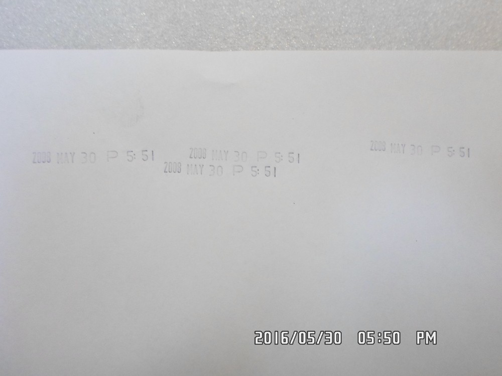 Simplex 1605-9001 Time Stamp 1605 Time Clock TESTED