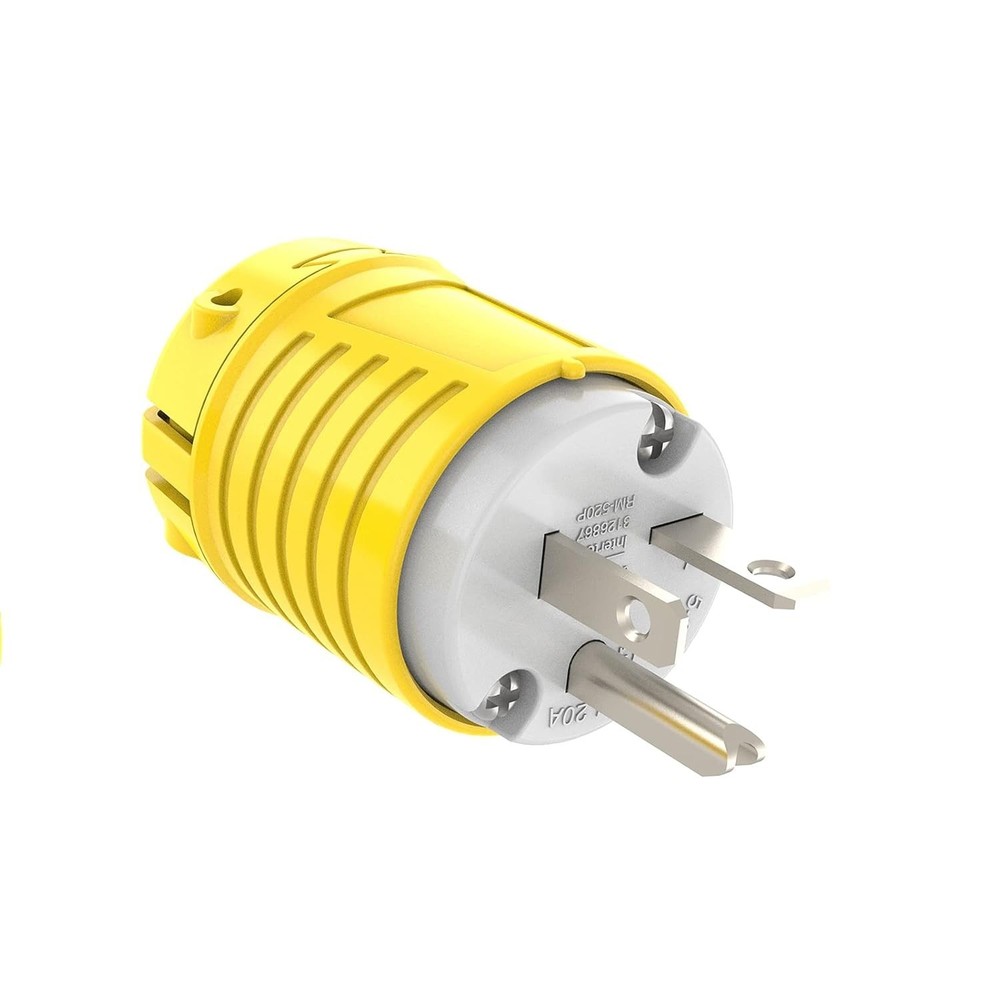 Listed NEMA 5-20P Electrical Replacement Plug, 20A, 125V – Reliable & Safe