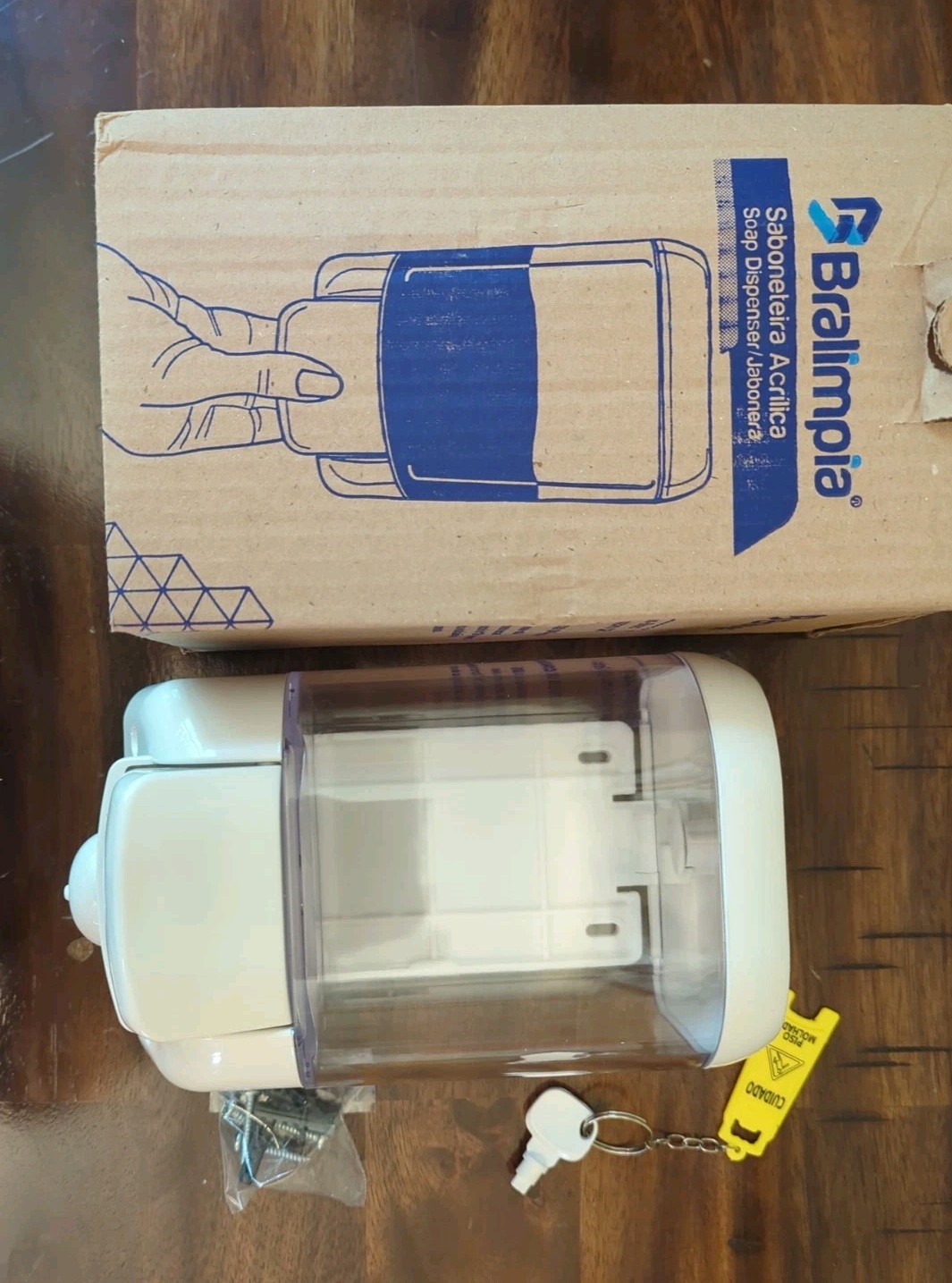 Bralimpia Bathroom Shower Soap Shampoo Dispenser bnb Airbnb Commercial Grade