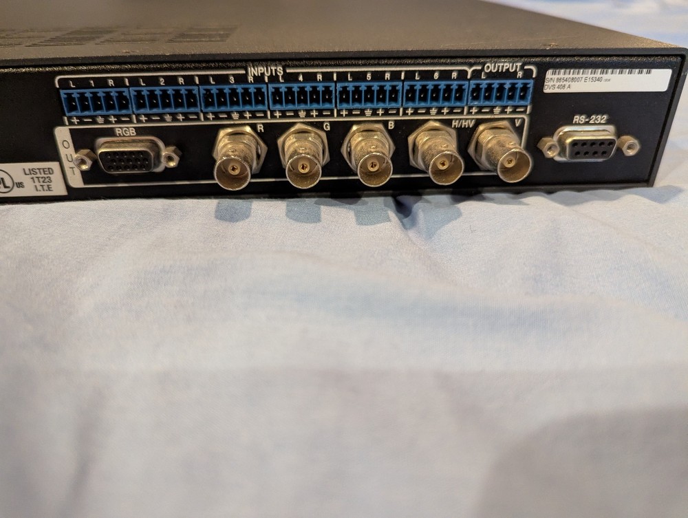 Extron DVS 406 Video Scaler & Extron RGB 150xi Input Interface (Untested)
