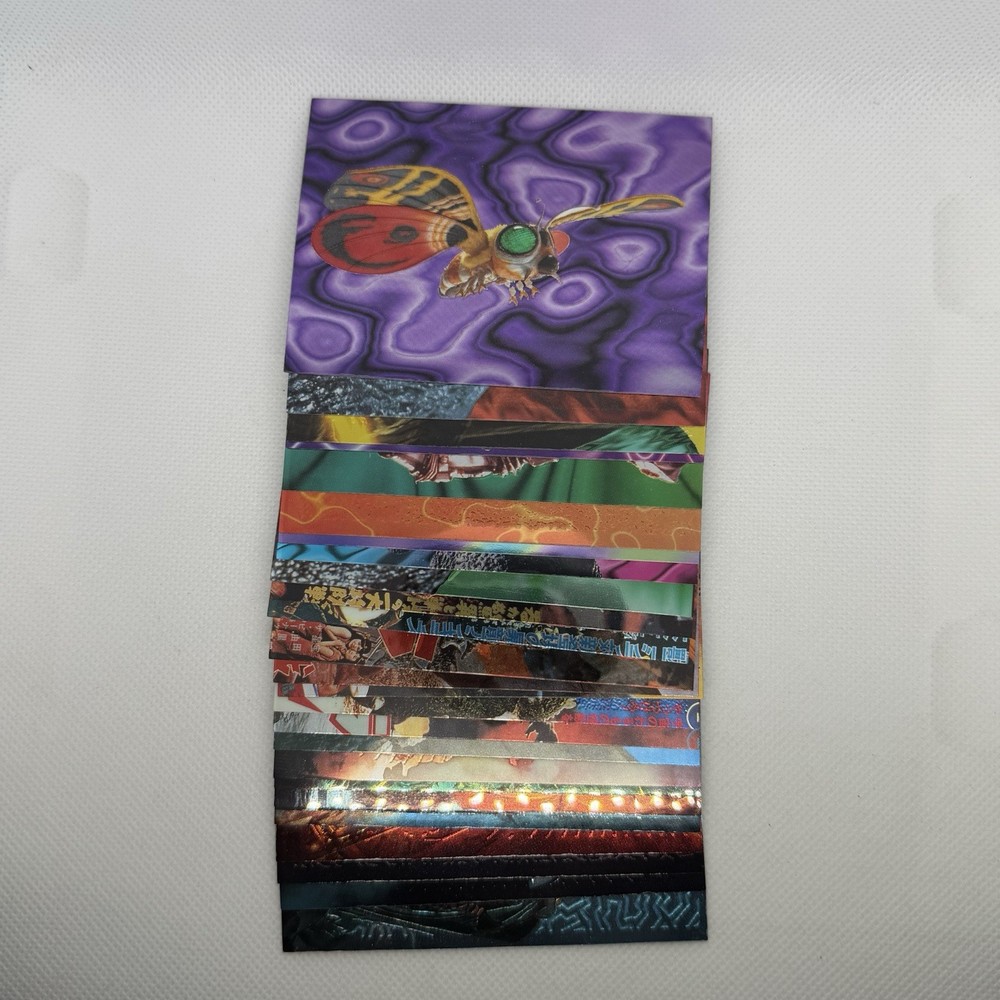 GODZILLA CHROMIUM SET JPP/AMADA 1996 COMPLETE SET (54 Cards) Includes Checklist