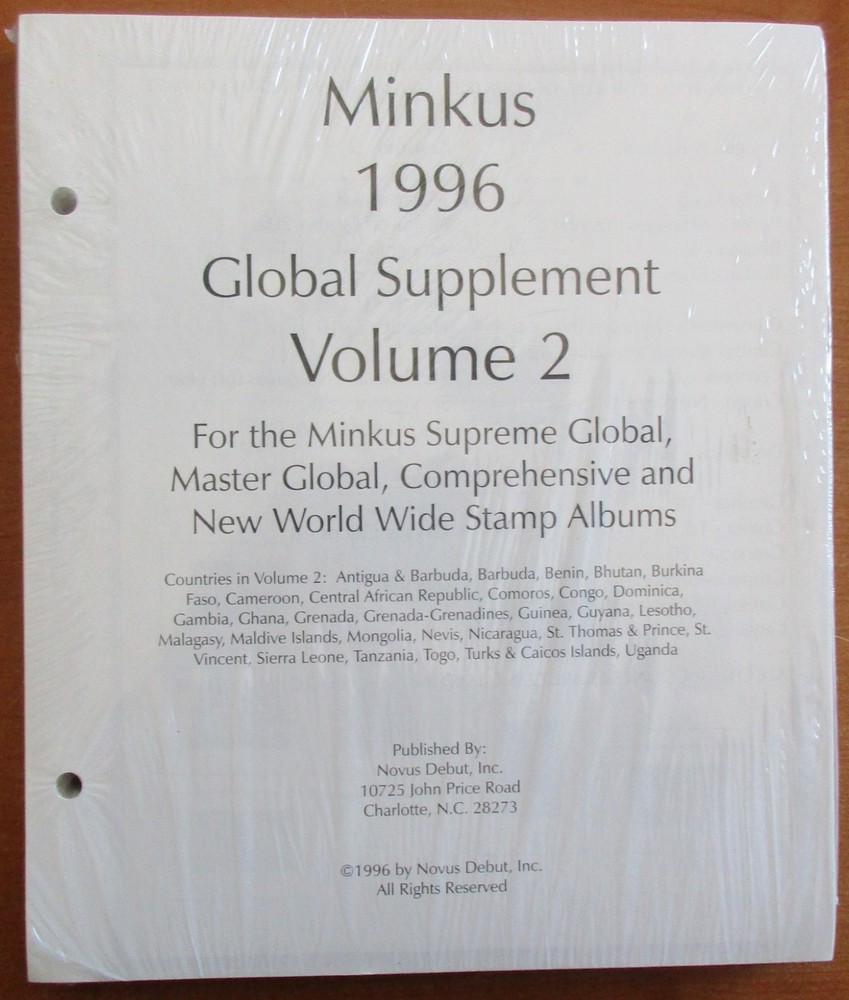 1996 Vol 2 Minkus  Global Supplement