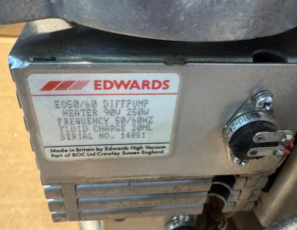 Edwards Vacuum Pump EO50/60 Vapour Diffusion Pump