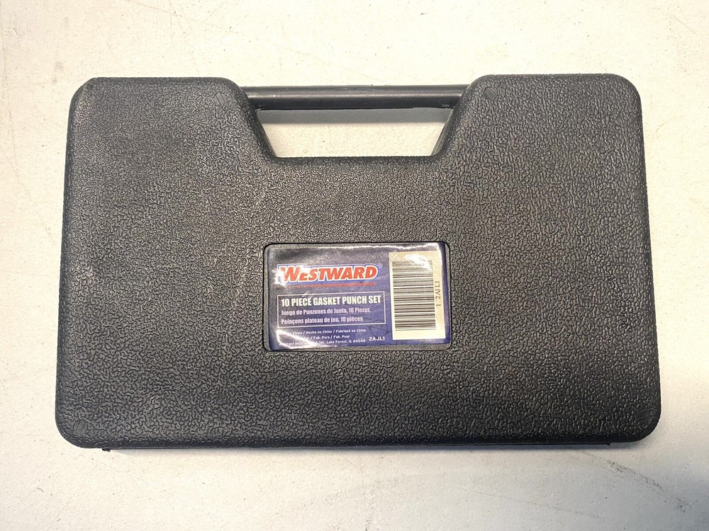 Westward 10 Pc Gasket Punch Set