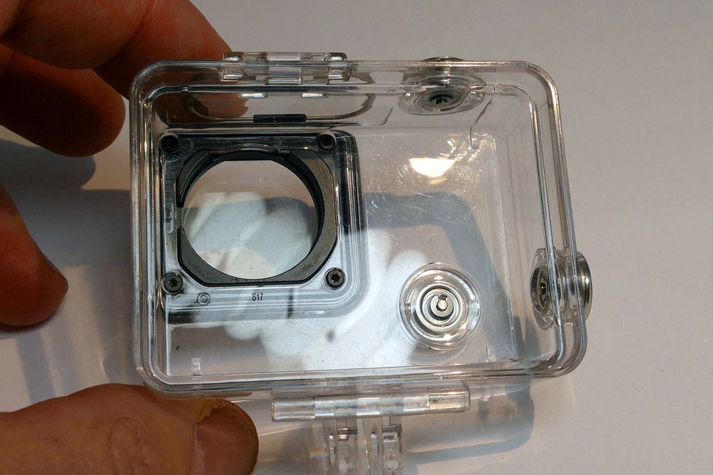 GoPro plastic waterproof hard housing Case missing back plate
