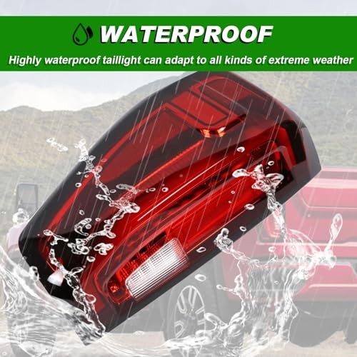 LED Tail Light Assembly Compatible with 2019-2024 GMC Left Driver Side LED Type