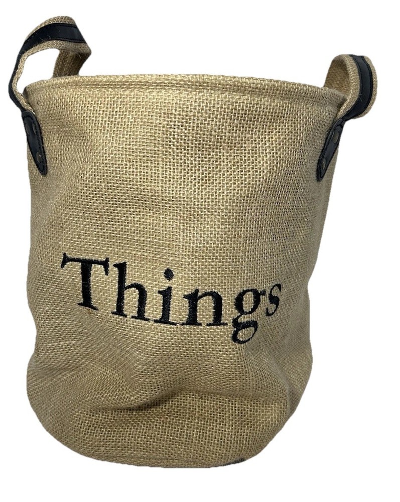 Burlap Things Storage Bin
